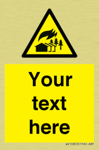 Custom Warning: Large scale fire zone